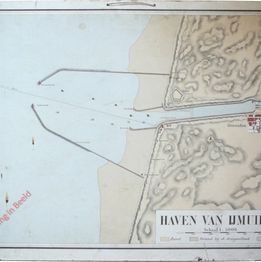 A.O. 3. Kaart van de haven van IJmuiden